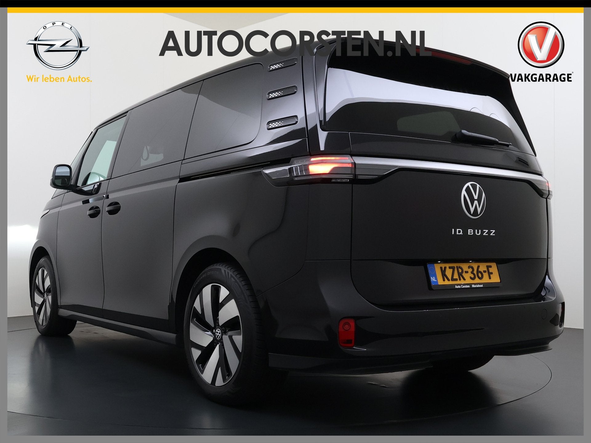 Volkswagen ID. Buzz PRO 204PK 82kWh SOH 93% 5-Persoons Apple, Automaat, Stof, Gebruikt, Zwart