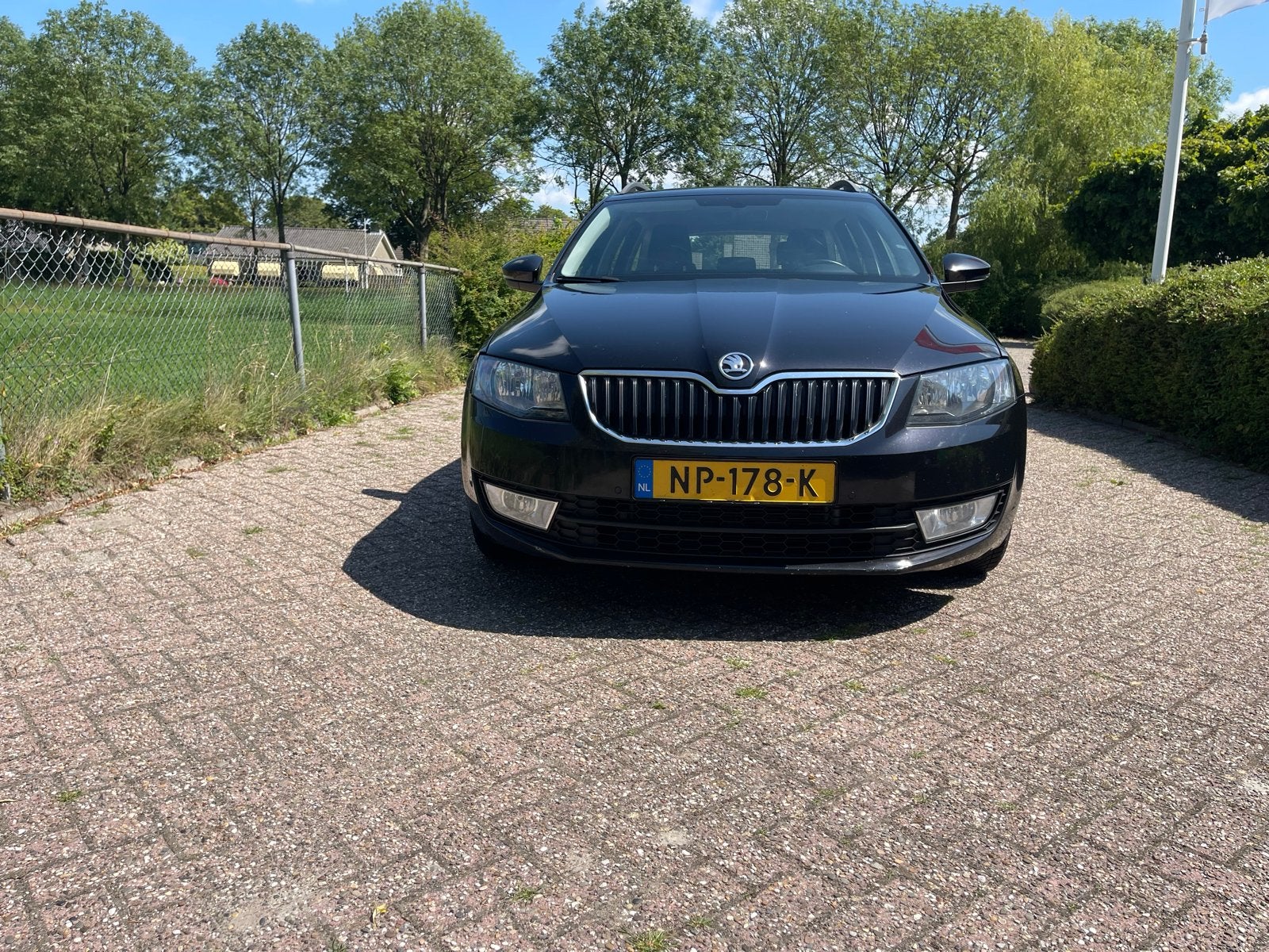 Skoda Octavia 1.6 TDI 81KW Greenline Combi 2016 Zwart, Auto's, Voorwielaandrijving, 1227 kg, Stof, Zwart