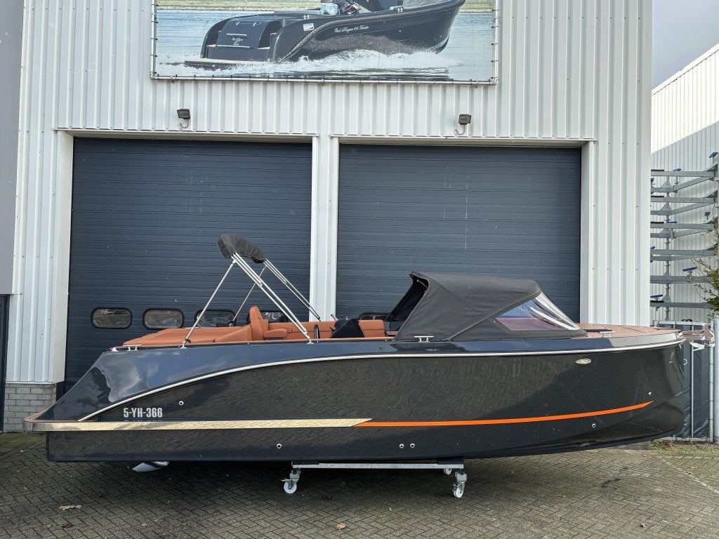 Maxima 740 Tender met 150 pk- Full options, 3 m, Overige typen, 0 cm, Zo goed als nieuw