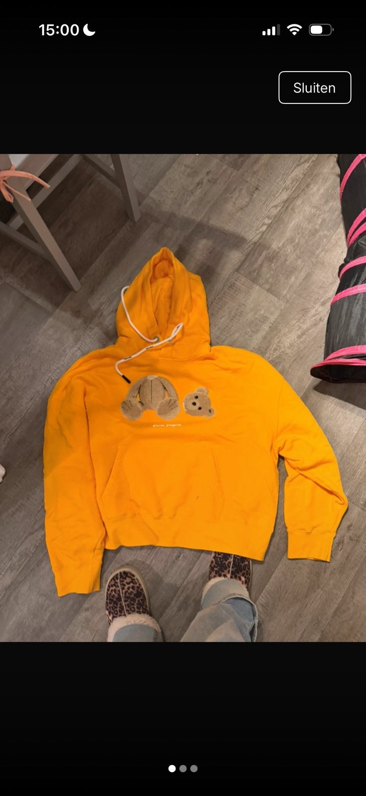 Palm Angels hoodie XXL, Ophalen of Verzenden, Zo goed als nieuw, Overige maten, Zwart