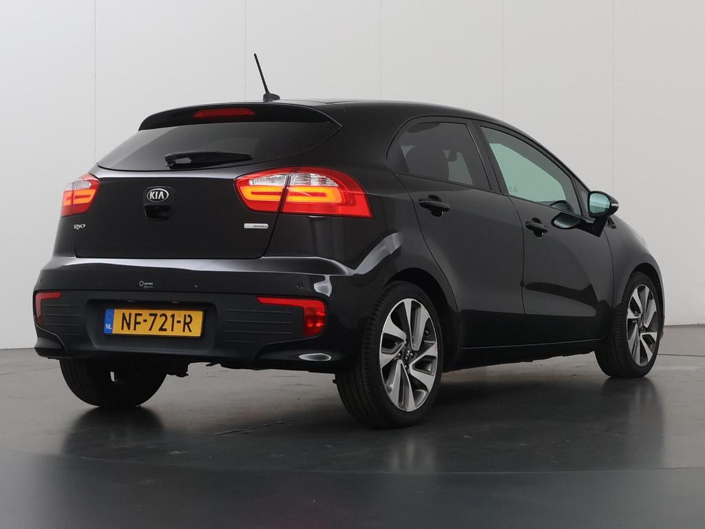 Kia Rio 1.2 CVVT ExecutiveLine | Navigatie | Stoel/Stuurwiel, Auto's, Kia, 1027 kg, Euro 6, 4 cilinders, Zwart