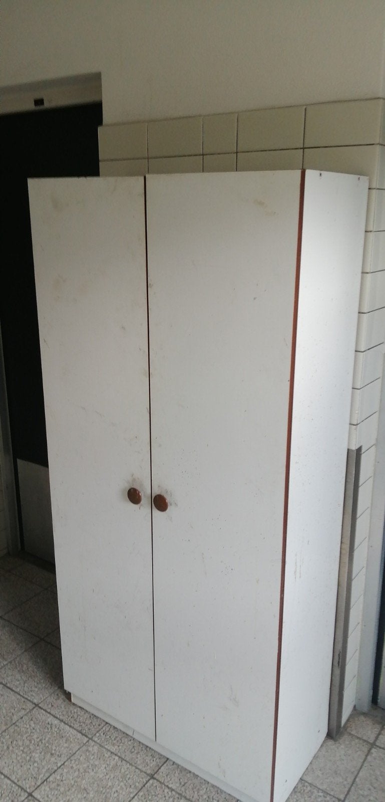 Gratis kast voor de berging - Hoogte circa 170cm, Ophalen, Gebruikt