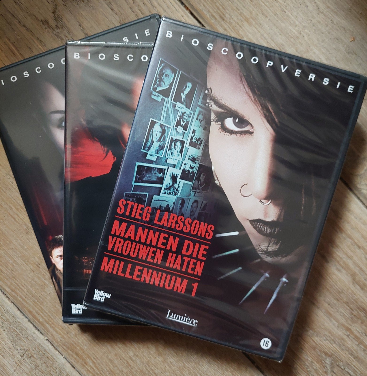 Millennium Trilogie (Deel 1, 2, 3) - Nieuw in plastic, Cd's en Dvd's, Psychologische thriller, Vanaf 16 jaar, Nederlands, Nieuw in verpakking