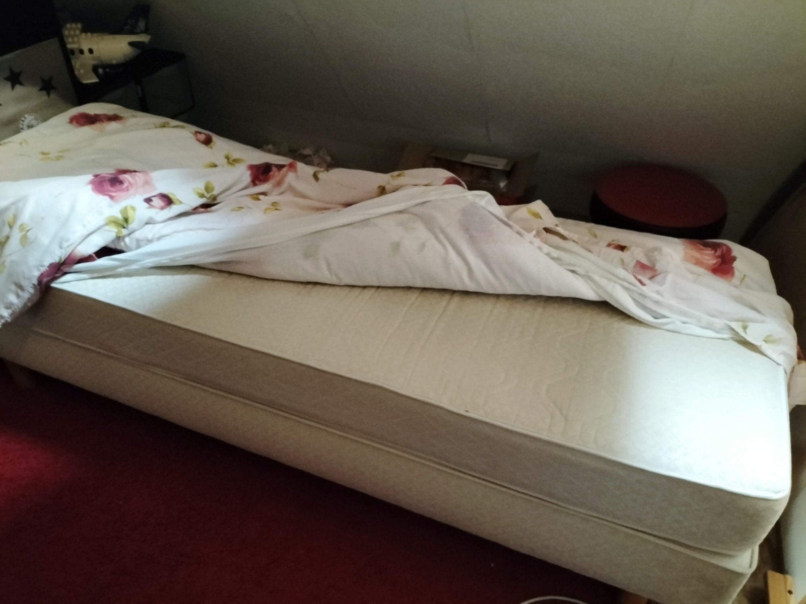 boxspring 190x70, Ophalen, Gebruikt, Eenpersoons, Boxspring
