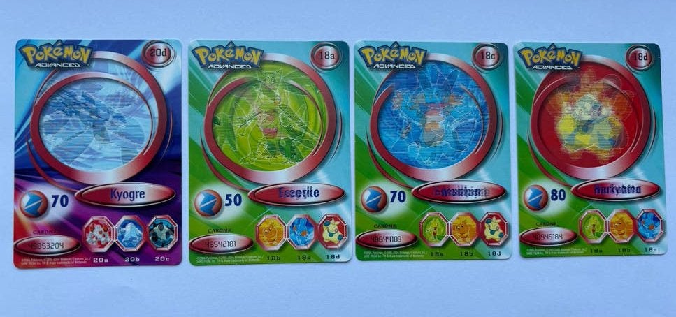 Pokémon Advanced Fox Kids Wucards - Set van 12, Hobby en Vrije tijd, Verzamelkaartspellen | Pokémon, Ophalen of Verzenden, Gebruikt
