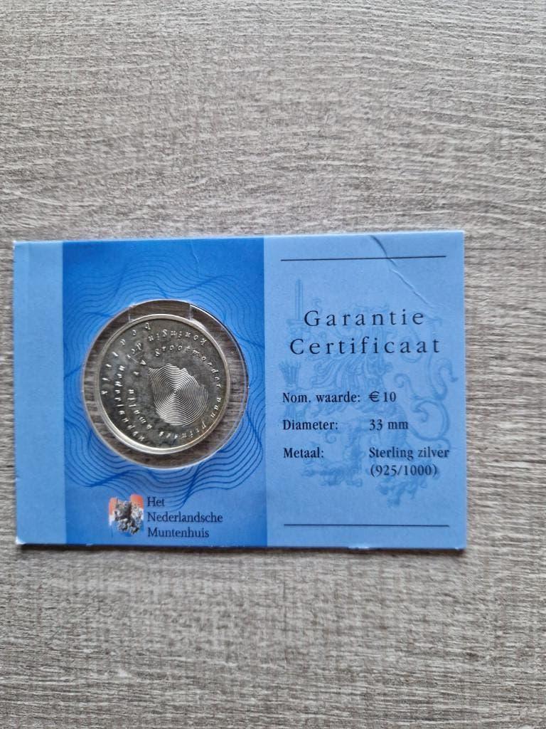 Zilveren € 10 munten, Postzegels en Munten, Ophalen, Koningin Beatrix, Euro's, Zilver