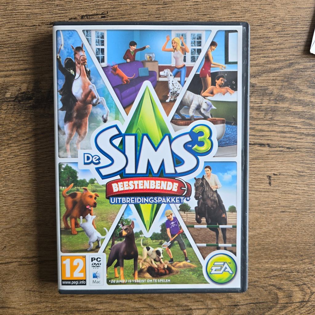 Sims 3 beestenbende uitbreidingspakket cd, Ophalen of Verzenden, Gebruikt