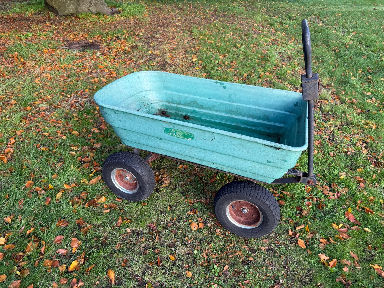 Bakwagen tuinwagen kruiwagen bolderkar 4 wielen kiepfunctie, Tuin en Terras, Ophalen, Gebruikt, Handmatig