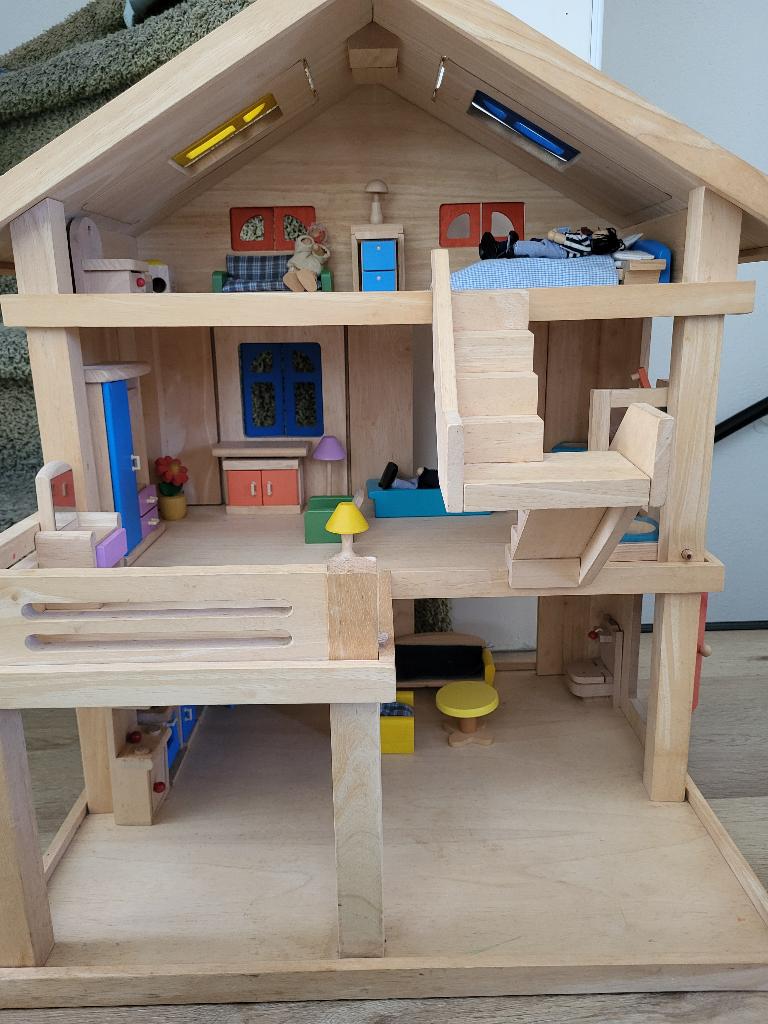 Plan Toys poppenhuis, Ophalen, Gebruikt, Poppenhuis