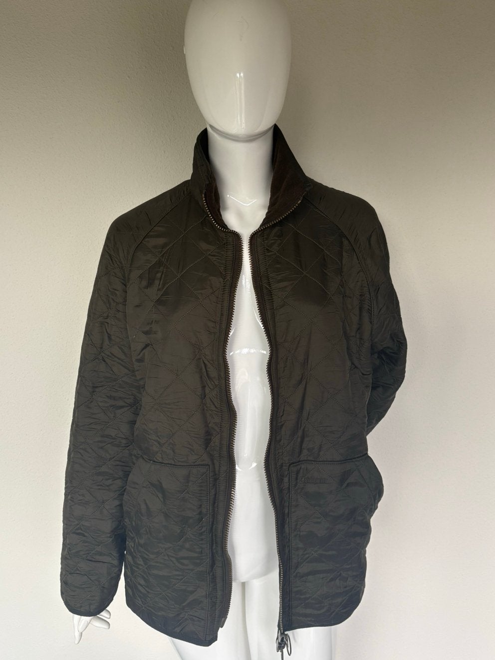 ORIGINELE BARBOUR POLAR LIDDESDALE QUILTED GROEN JAS HEREN L, Ophalen of Verzenden, Zo goed als nieuw, Maat 52/54 (L), Groen