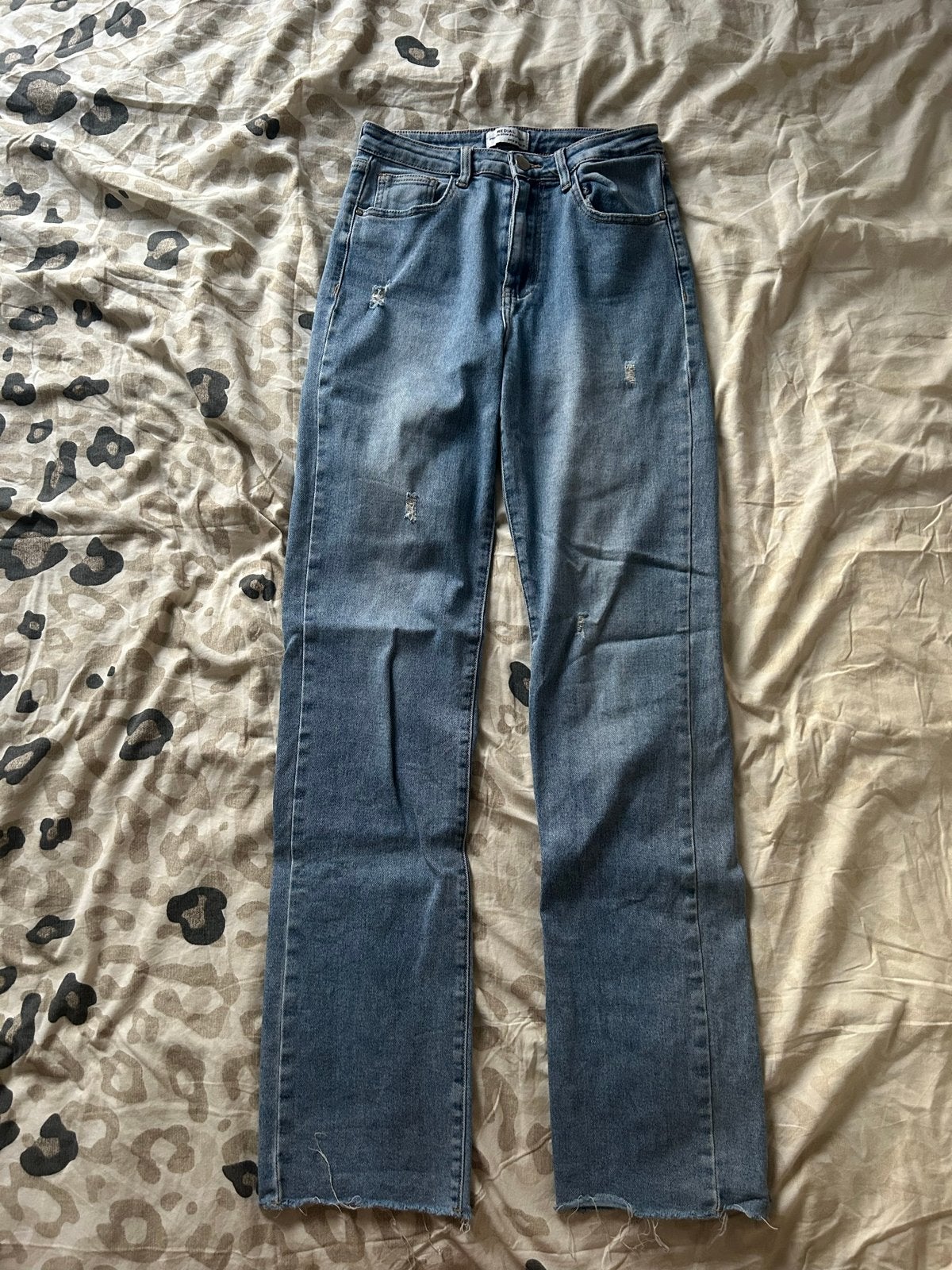 Redial extra lange straight jeans (tall) maat 38, Ophalen of Verzenden, Gedragen, Blauw, W30 - W32 (confectie 38/40)