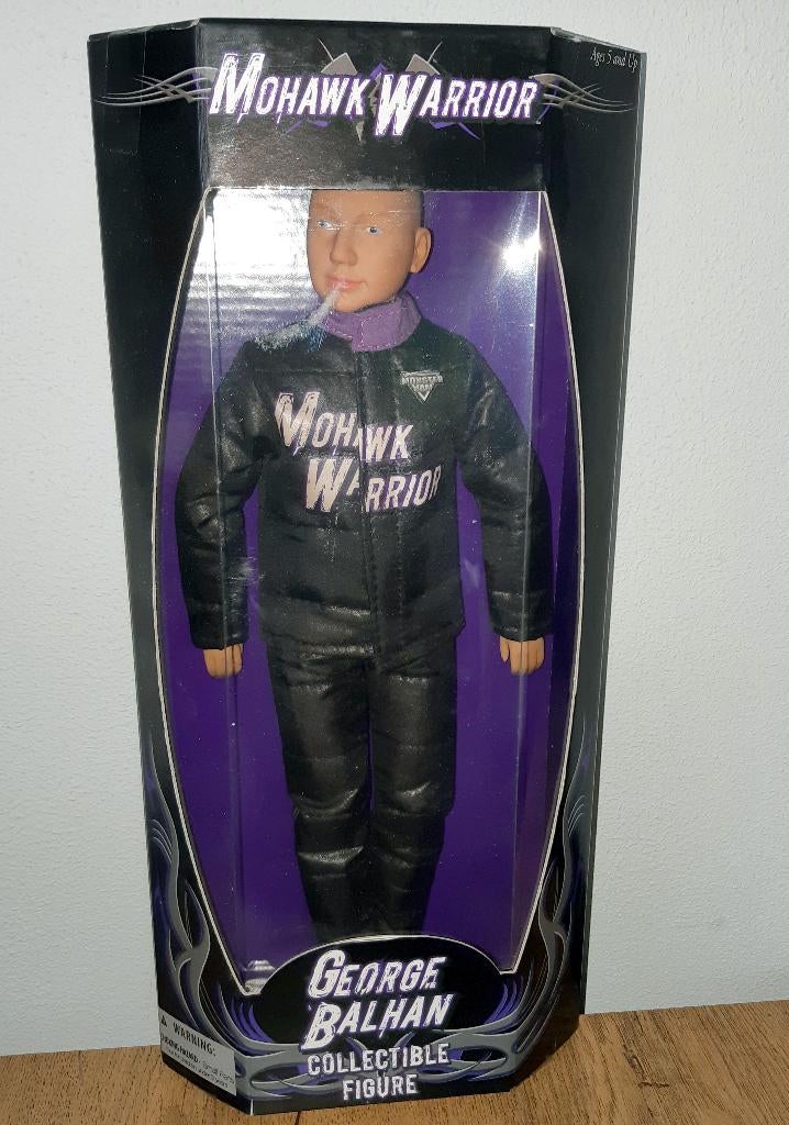 Monster Jam Action Figure George Balhan - Mohawk Warrior, Ophalen of Verzenden, Nieuw