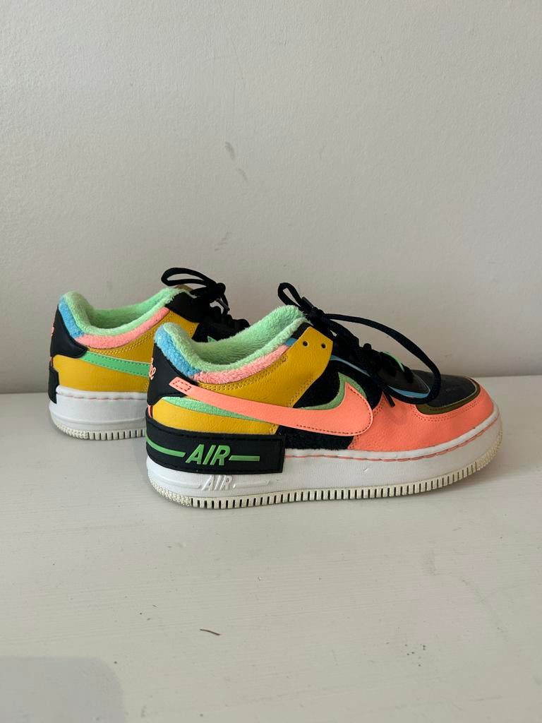 Nike Air Force 1 Shadow Solar Flare Atomic Pink, Kleding | Dames, Schoenen, Ophalen, Zo goed als nieuw, Overige kleuren, Sneakers of Gympen