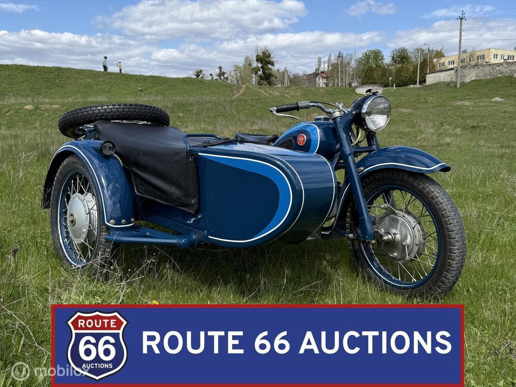 Ural M-72 | 1958 | Route 66 Auctions, Overige merken, Overige carrosserieën, Zwart, Bedrijf