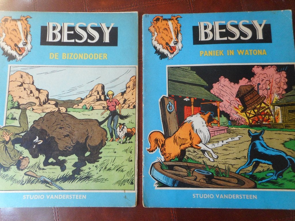 Bessy strips, Gelezen, Willy Vandersteen, Ophalen of Verzenden, Meerdere stripboeken