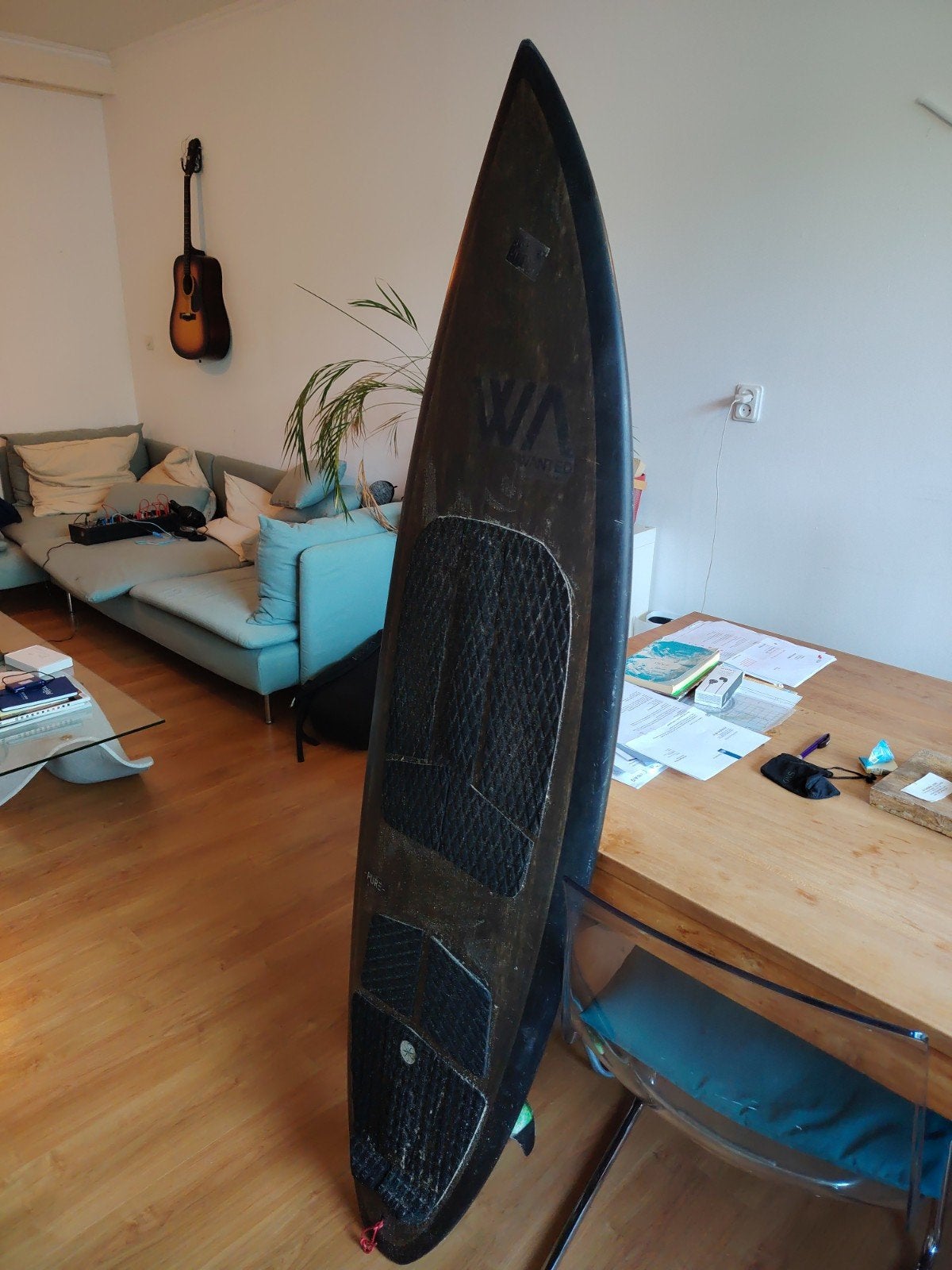 kitesurf directional board, Watersport en Boten, Ophalen of Verzenden, Gebruikt, Shortboard, Met vinnen