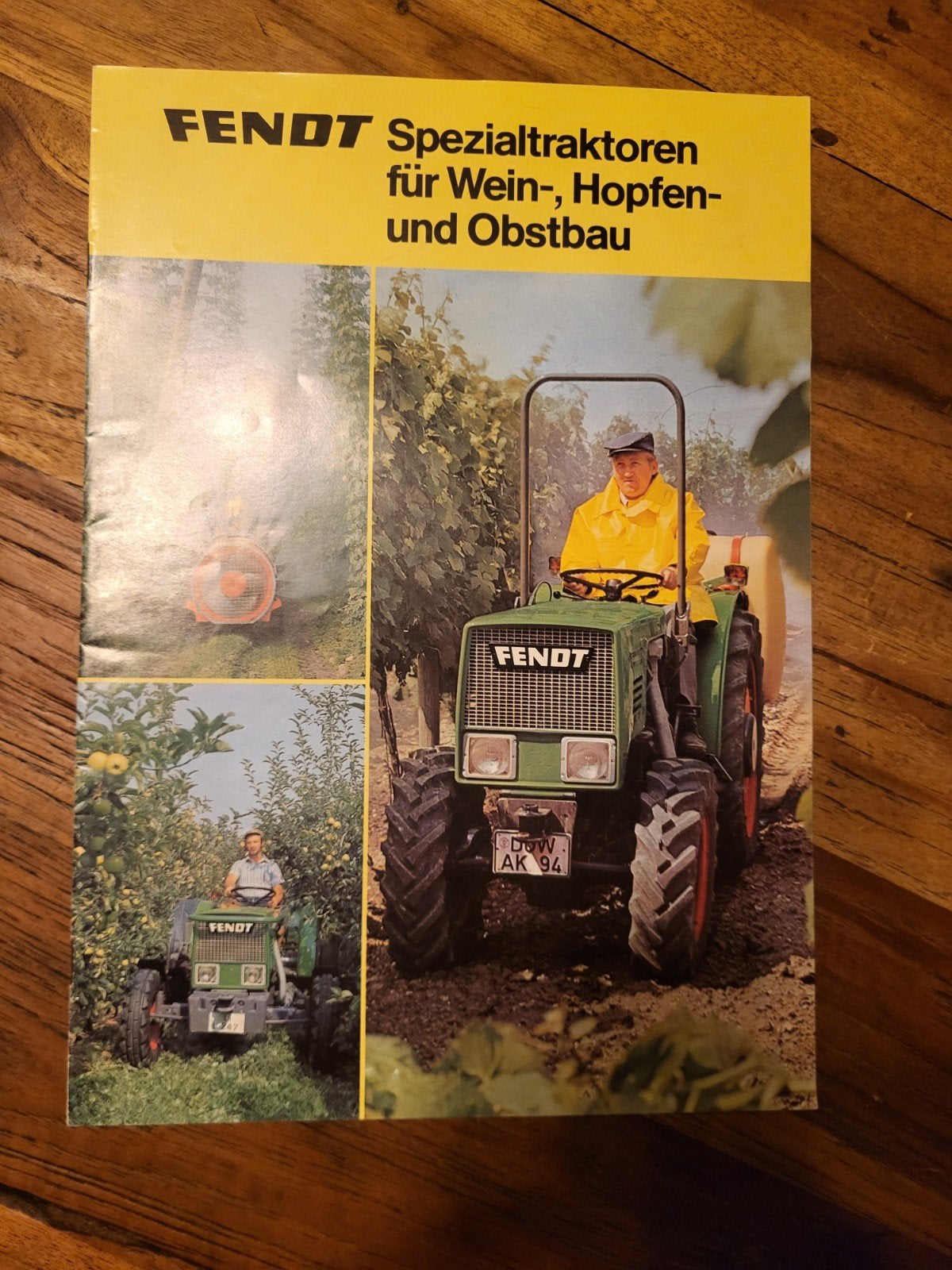 tractor folder Fendt Spezialtraktoren Wein Hopfen, Obstbau, Ophalen of Verzenden