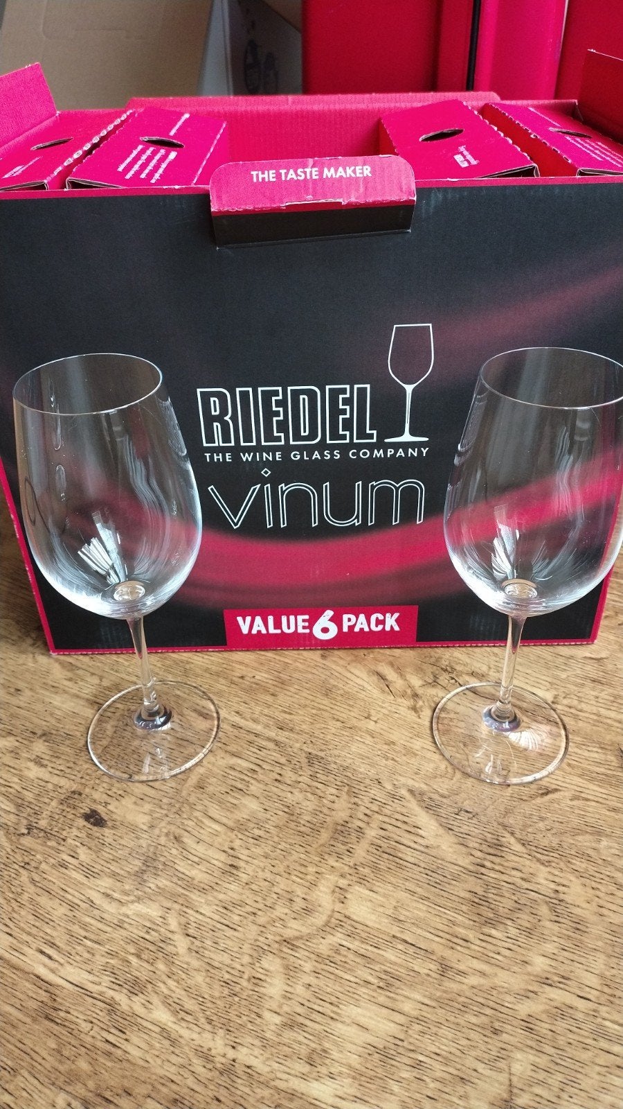Riedel Vinum wijnglazen - Value 6 Pack, Ophalen, Nieuw, Overige merken, Glas