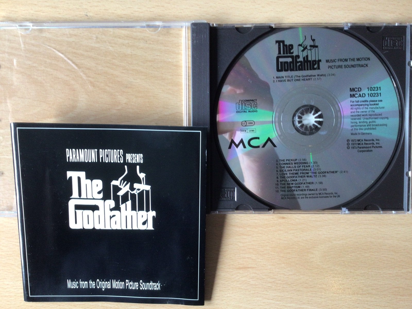 The Godfather-Original soundtrack., Cd's en Dvd's, Cd's | Filmmuziek en Soundtracks, Ophalen of Verzenden, Zo goed als nieuw
