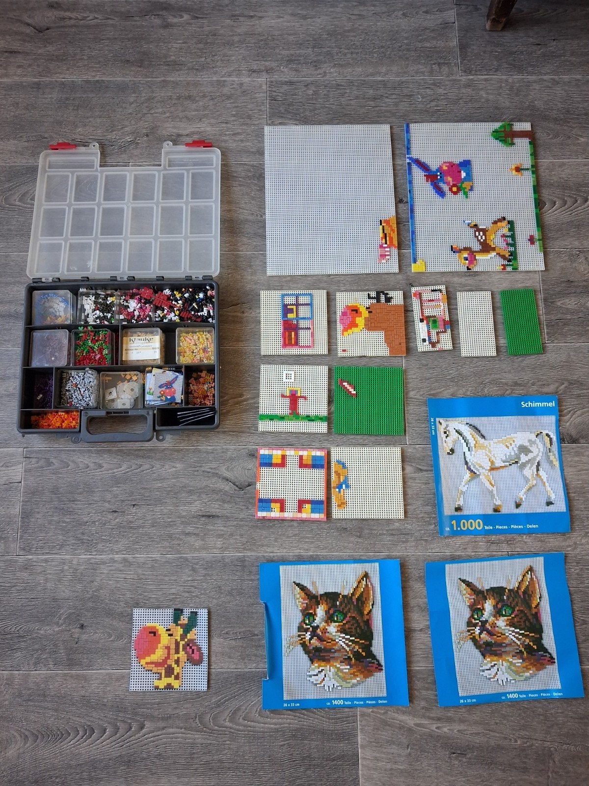 Grote Ministeck Verzameling! Incl. Sorteerdoos, Katten & Paa, Hobby en Vrije tijd, Ministeck, Ophalen of Verzenden, Box-set