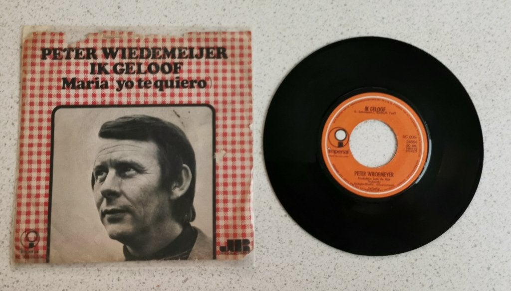 Single Peter Wiedemeijer - Ik geloof, Ophalen of Verzenden, Gebruikt, Overige formaten, Levenslied of Smartlap