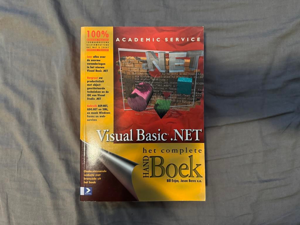 Visual Basic.NET, Boeken, Informatica en Computer, Ophalen of Verzenden, Zo goed als nieuw, Programmeertaal of Theorie