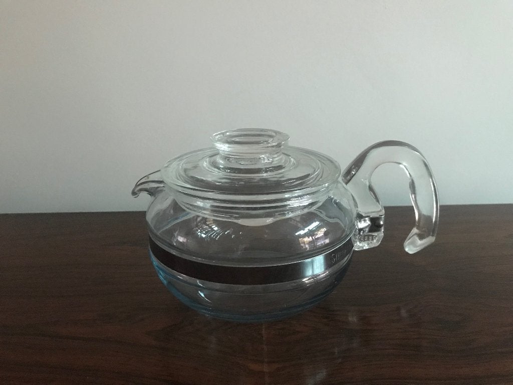 PYREX prachtige retro vintage glazen theepot kan, Ophalen of Verzenden, Huis en Inrichting