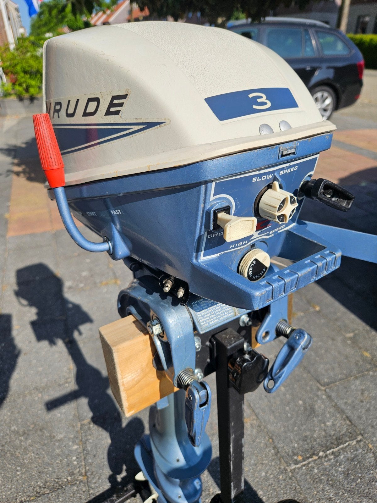 Evinrude buitenboordmotor - 3 pk UNIEK, Ophalen, Gebruikt, Minder dan 5 pk, Buitenboordmotor