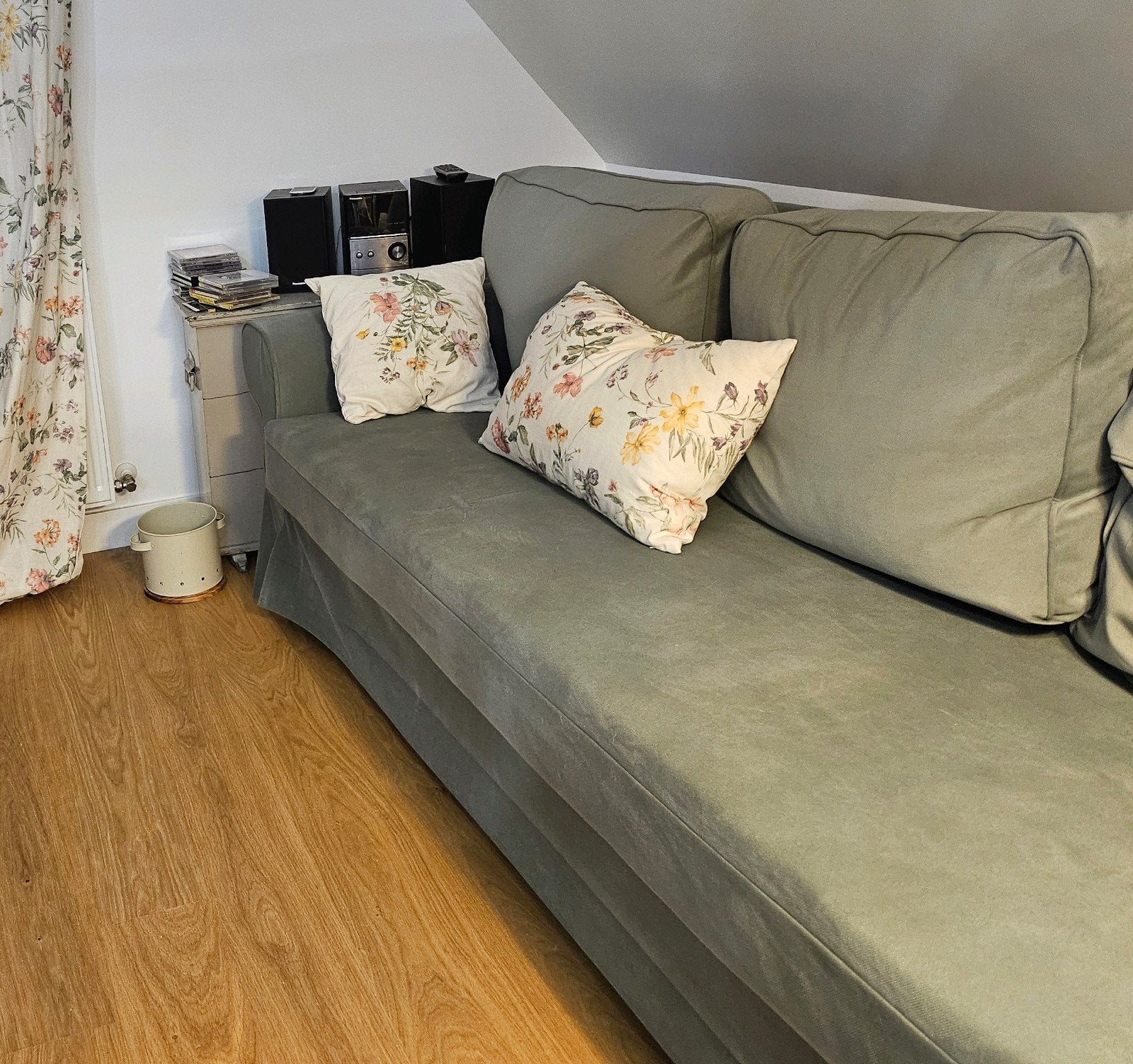 Bankhoes slaapbank Ikea Vretstorp, Huis en Inrichting, Slaapkamer | Slaapbanken, Zo goed als nieuw, 140 cm, 200 cm, Tweepersoons