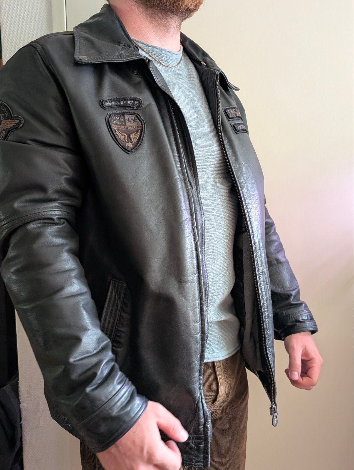 PME Legend Leren Jack - Echt Leer - Maat XXL, Zwart, Overige maten, Ophalen of Verzenden, Zo goed als nieuw