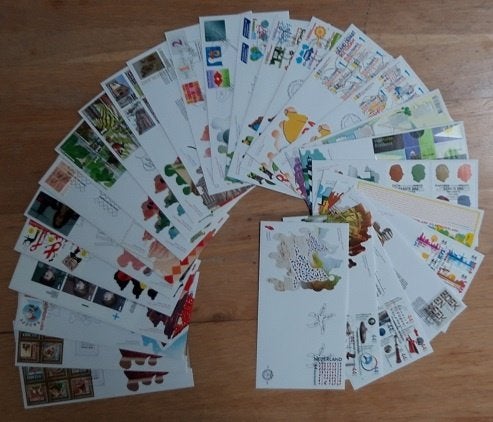 Nederland FDC jaar 2010 NVPH 600-621 onbeschreven, Verzenden, Onbeschreven, Nederland