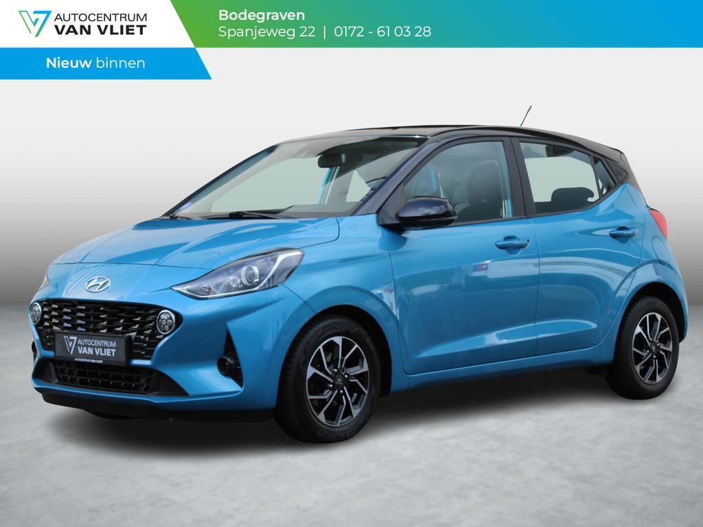 Hyundai i10 1.0 Premium | ACHTERUITRIJCAMERA |, Voorwielaandrijving, 12 maanden, Stof, Gebruikt