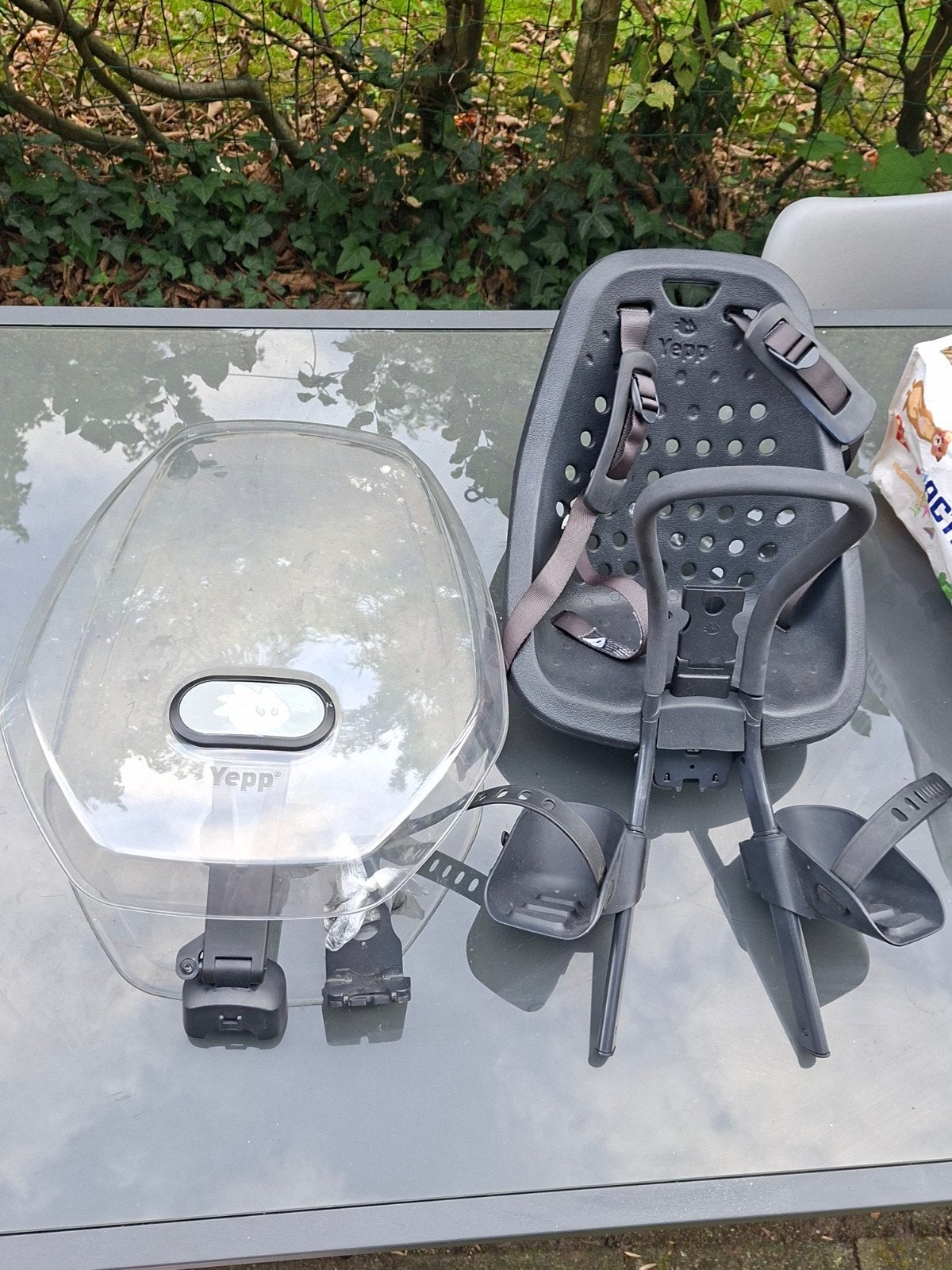 Yepp Mini voorzitje met windscherm, Fietsen en Brommers, Ophalen, Yepp, Voorzitje, 0 t/m 13 kg