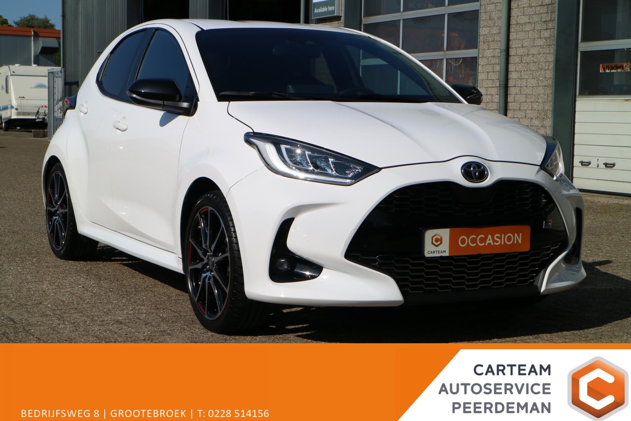 Toyota Yaris 1.5 Hybrid GR Sport | Automaat! | Blindspot | C, Auto's, 450 kg, Gebruikt, Wit, 1490 cc