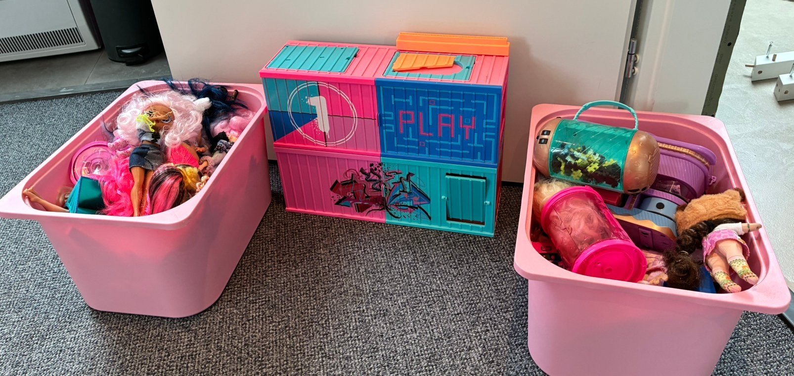 LOL poppen en huis en accessoires in 1 koop, Ophalen, Zo goed als nieuw, Meisje