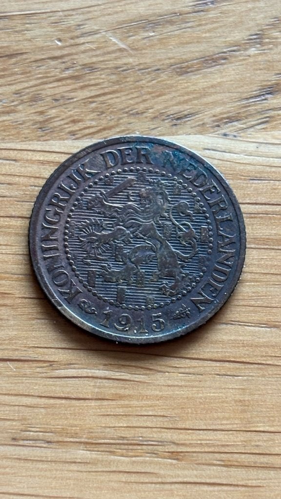 2,5 cent munt uit 1915, Ophalen of Verzenden, Koningin Wilhelmina, Overige waardes, Losse munt