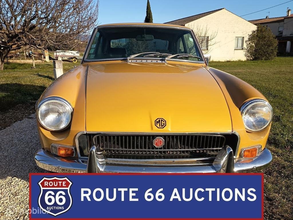 MG MGB GT | 1971 | Route 66 Auctions, Auto's, Overige carrosserieën, Zwart, Bedrijf, Handgeschakeld