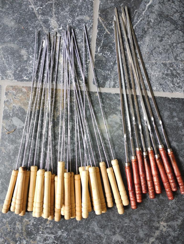 Barbecue prikkers hout 30 stuks., Ophalen of Verzenden