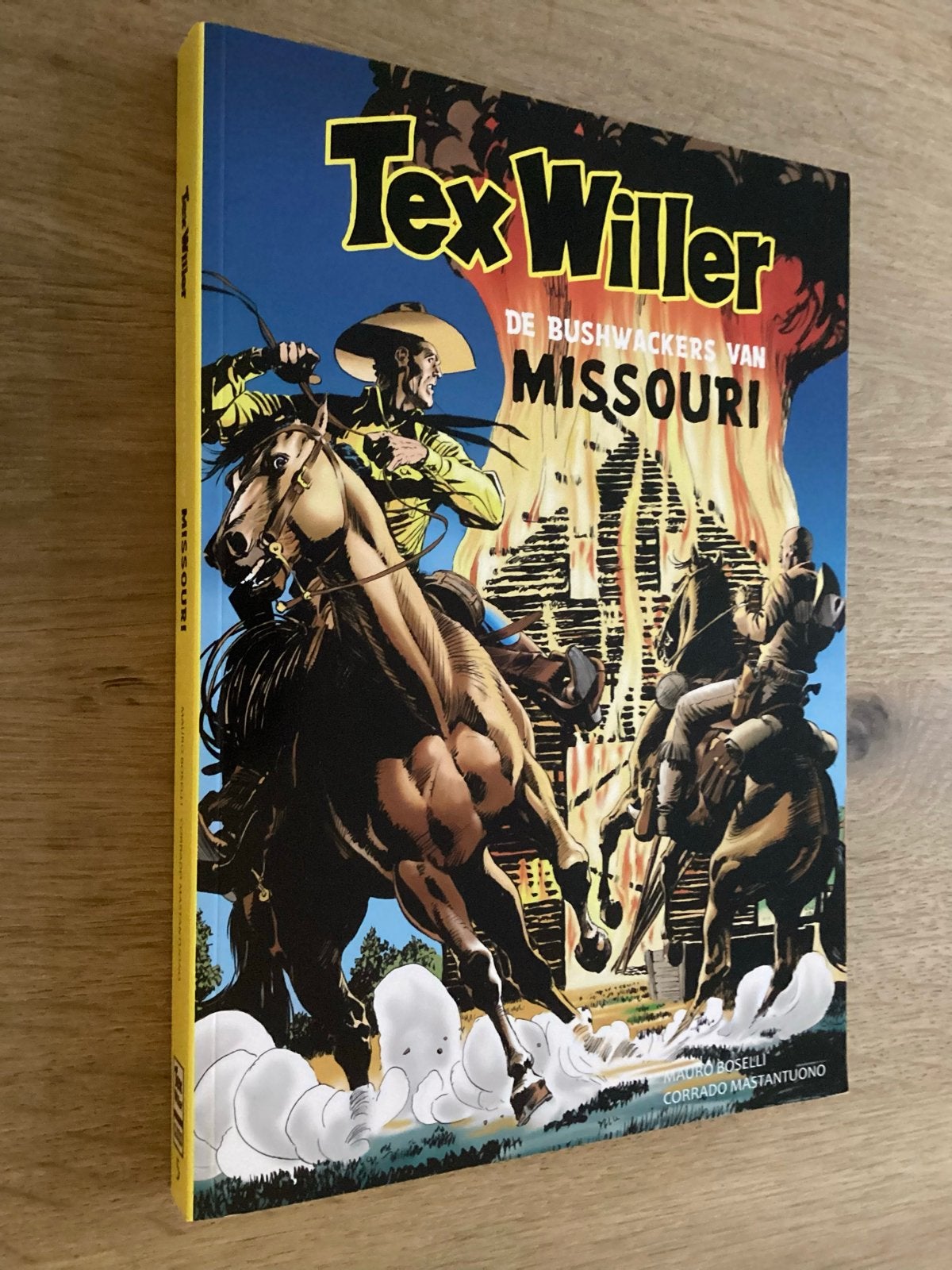 Tex Willer - De Bushwackers van Missouri - extra dik, Boeken, Eén stripboek, Ophalen of Verzenden, Zo goed als nieuw