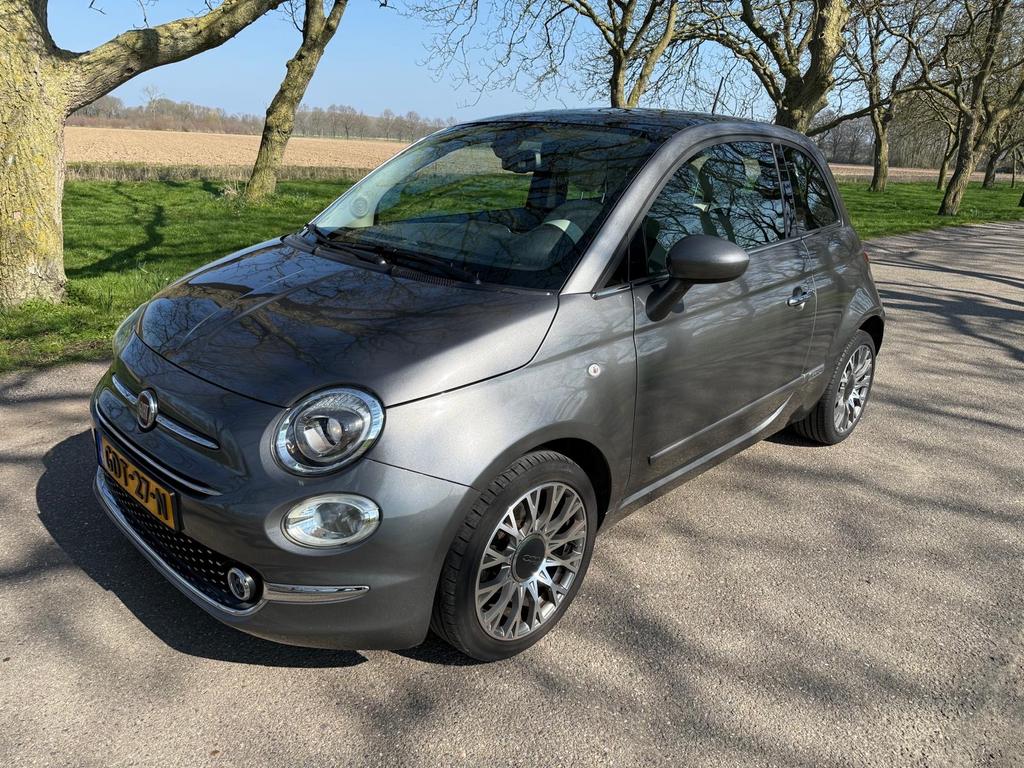 Fiat 500 1.2 2017 Grijs, Auto's, Fiat, Particulier, Benzine, Hatchback, Handgeschakeld, Geïmporteerd, Zilver of Grijs, Voorwielaandrijving
