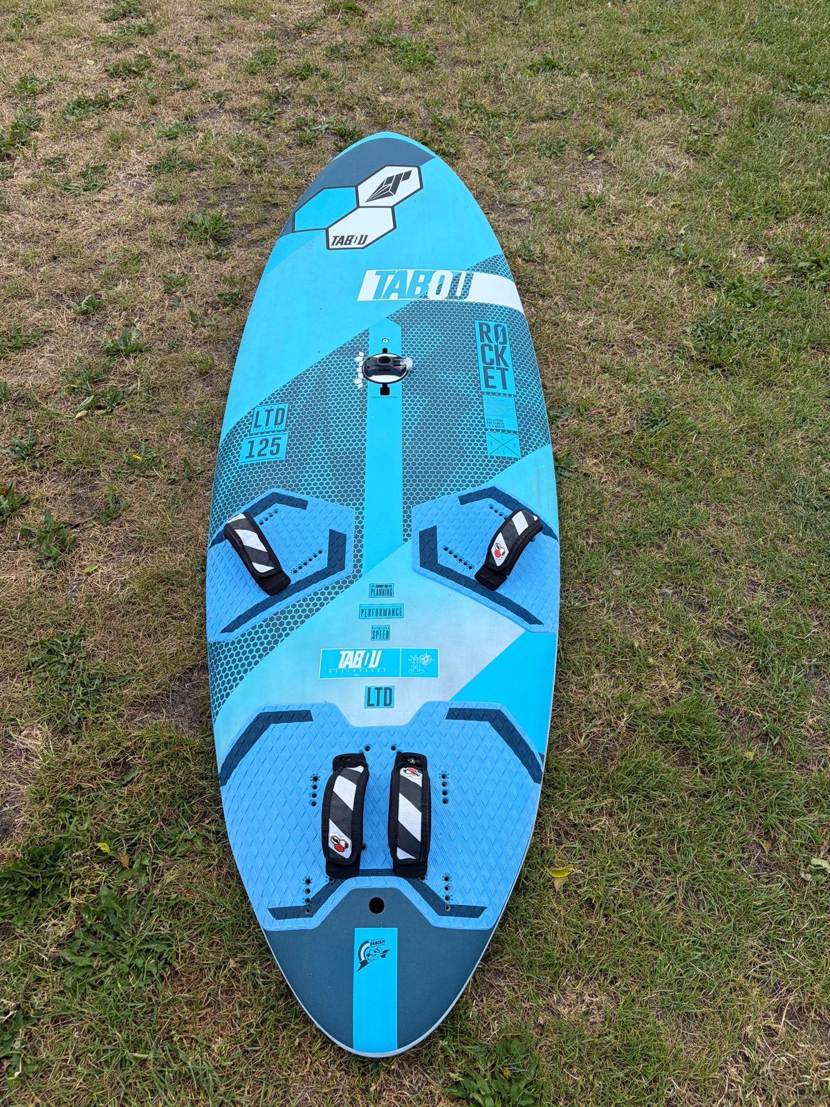 Complete set: Tabou Rocket 125, AL360 giek, Severne zeilen, Ophalen, Gebruikt, Complete set, Met trapeze