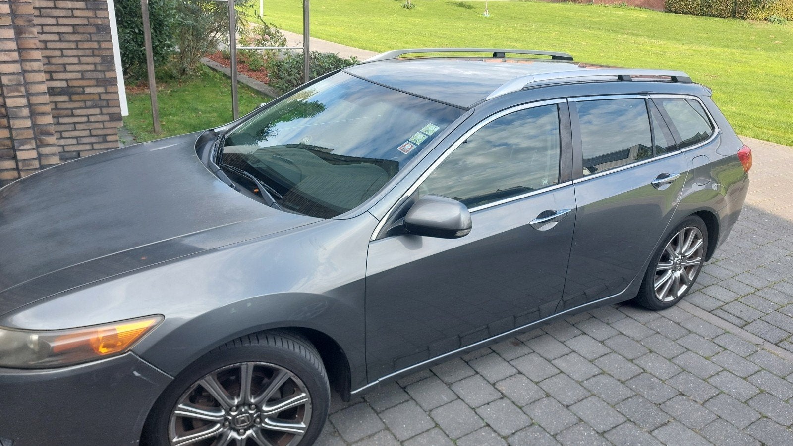 Honda Accord 2.2 D Tourer Elegance 2009 Grijs, Auto's, Voorwielaandrijving, 1750 kg, Particulier, 168 €/maand