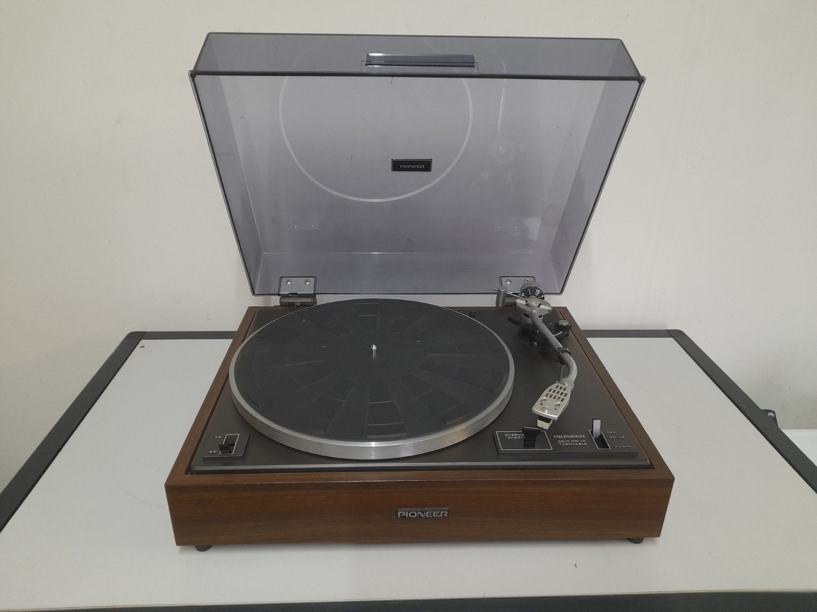 Pioneer platenspeler PL-12D, Audio, Tv en Foto, Platenspelers, Ophalen, Gebruikt, Platenspeler, Pioneer