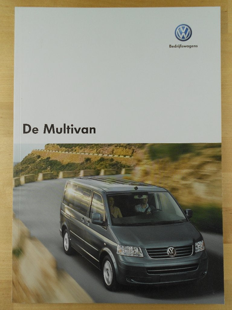 Volkswagen Multivan Transporter Brochure 2008 – T5, Volkswagen, Ophalen of Verzenden, Zo goed als nieuw, Volkswagen