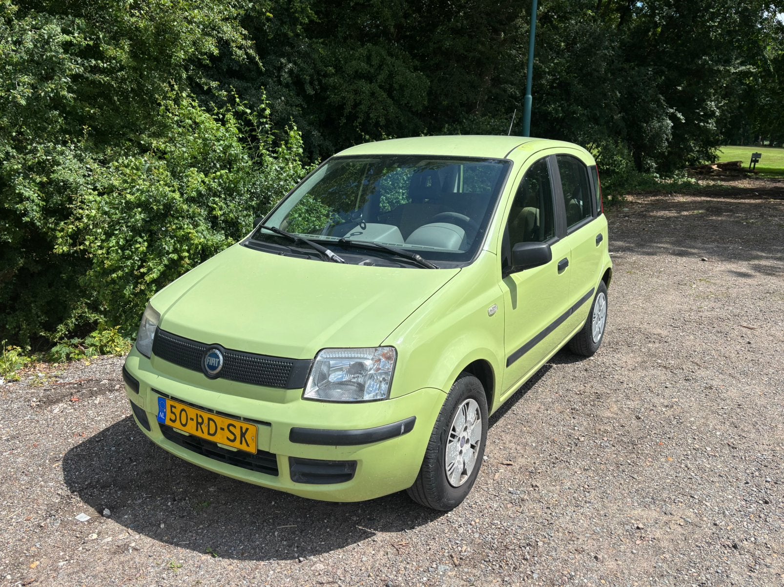 Fiat Panda 1.1 40KW 2005 Groen, Voorwielaandrijving, 54 pk, 4 stoelen, Origineel Nederlands