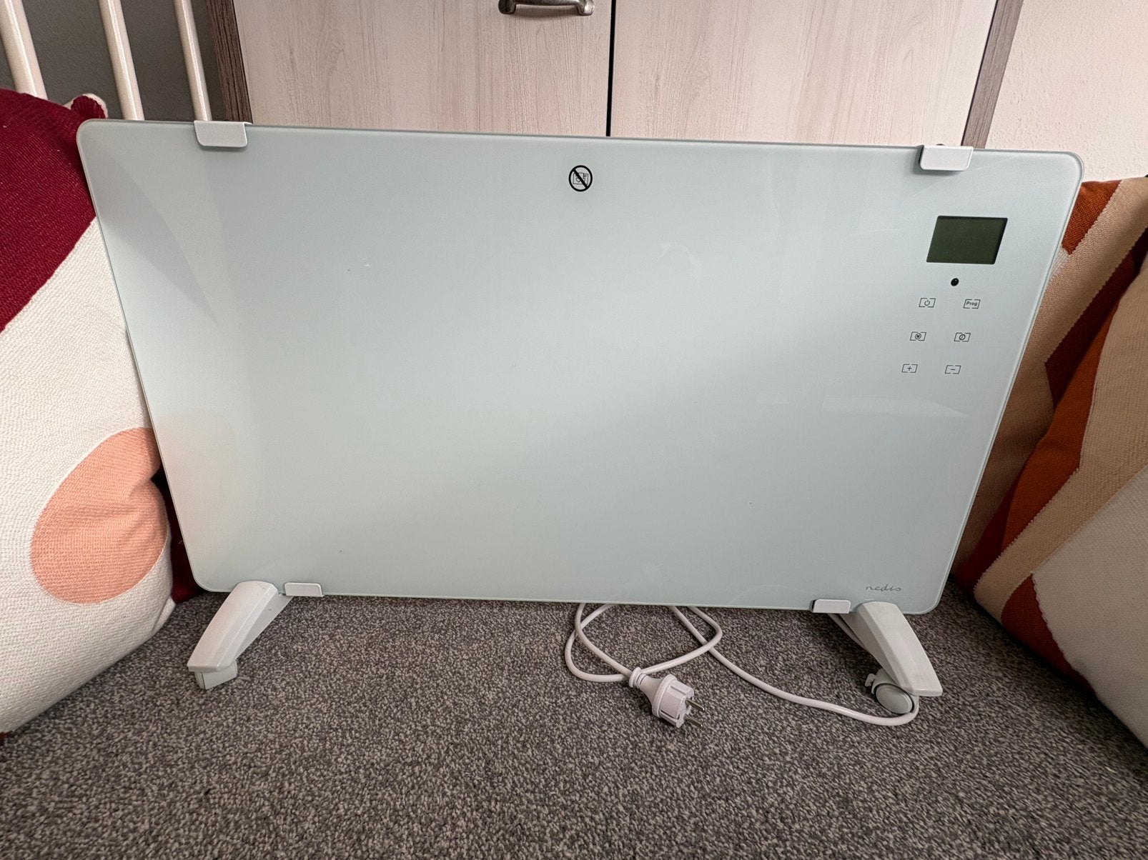 Nedis heather , wifi , convection verwarming 2000 W, Ophalen of Verzenden, Zo goed als nieuw, Radiator, 30 tot 80 cm