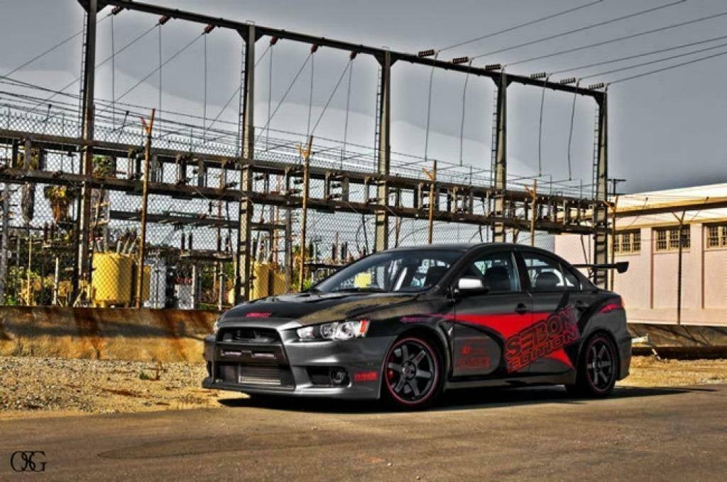 Seibon Carbon motorkap spoiler lip skirt Evo Evolution 10 X, Ophalen of Verzenden