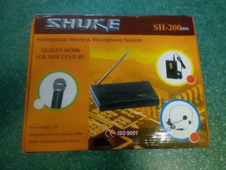Spraak en Lavalier microfoon, draadloos SH-200, Ophalen of Verzenden, Nieuw, Audio