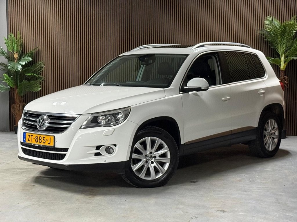 Volkswagen Tiguan 1.4 TSI Sport&St. 4M (bj 2008), Auto's, Gebruikt, 4 cilinders, Wit, Bedrijf