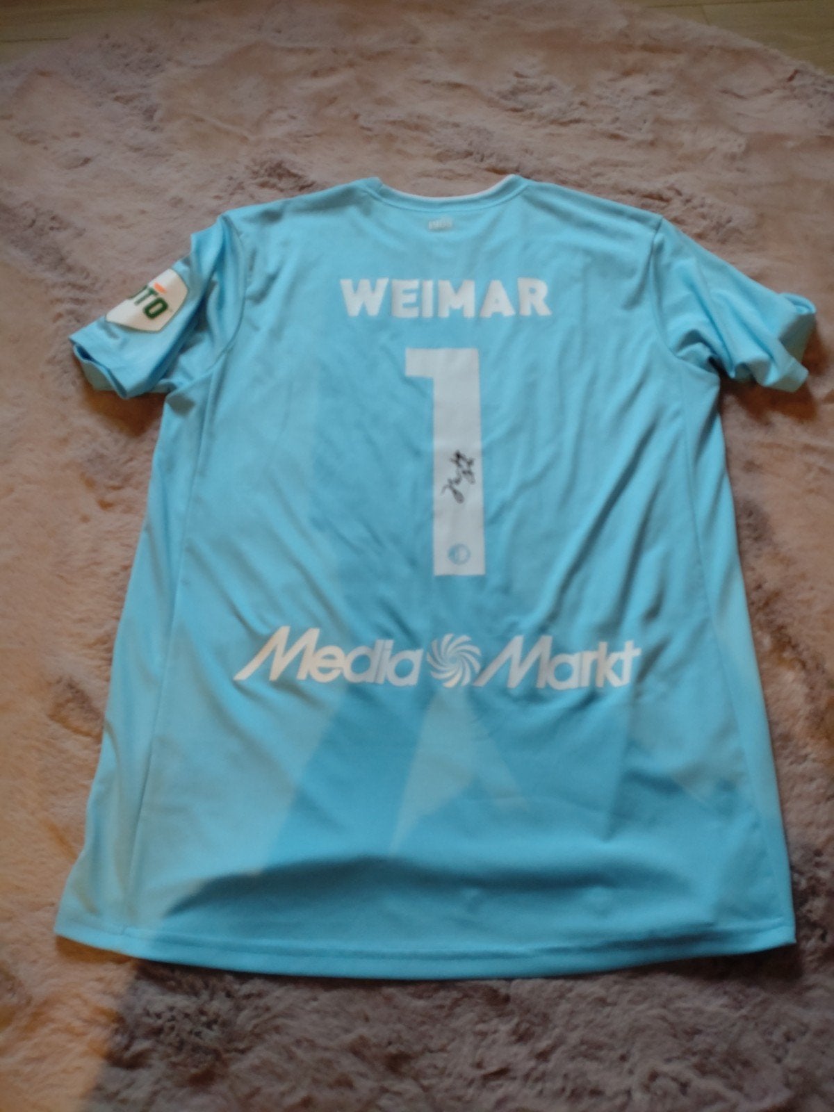 Feyenoord keepershirt Jacintha Weimar matchworn gesigneerd, Ophalen of Verzenden